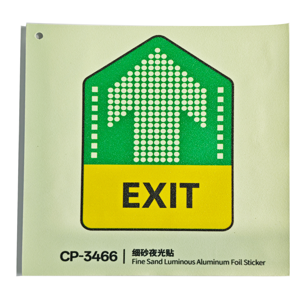 Fine Sand Luminous Aluminum Foil Sticker