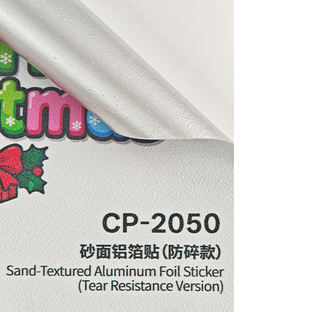 Sand-Textured Aluminum Foil Sticker(Tear Resistance Version)