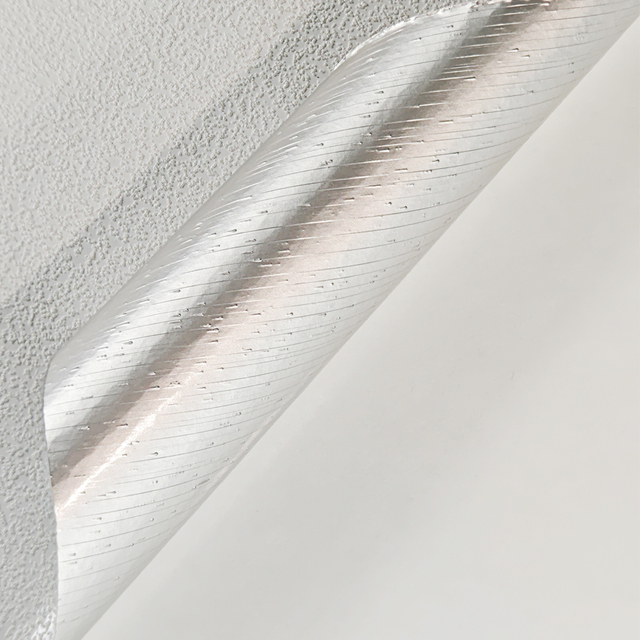 Coarse Sand-Textured Aluminum Foil Sticker