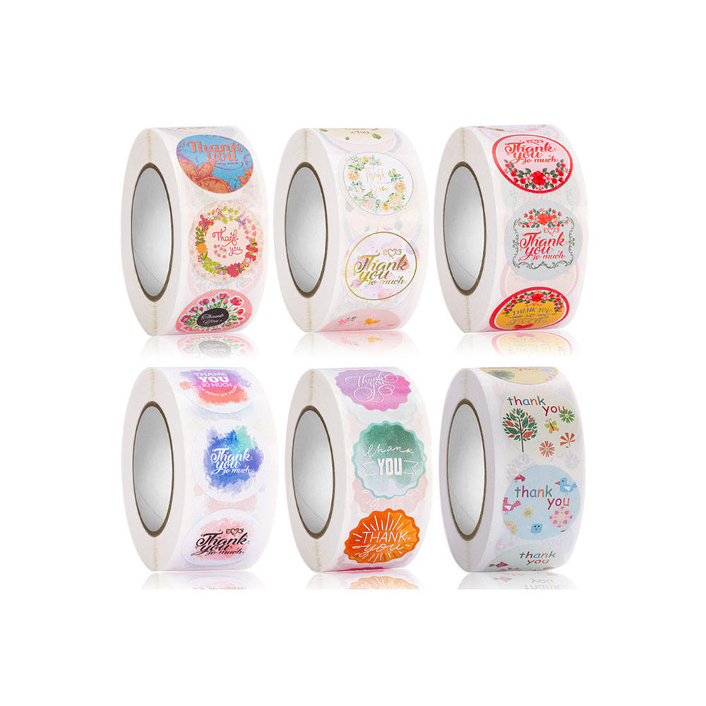 Custom logo clear wedding self adhesive food white pvc label roll printing sticker