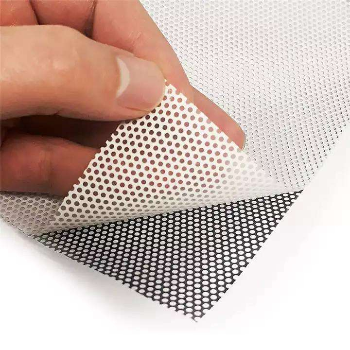 Perforated One Way Vision Automatic Perforation Vinyl Film For Windows