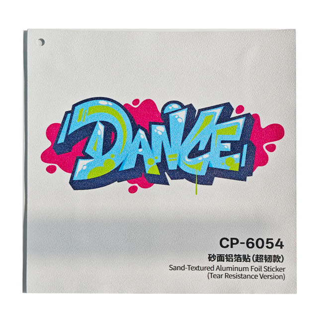 Sand-Textured Aluminum Foil Sticker(Tear Resistance Version)