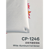 White Aluminum Foil Sticker